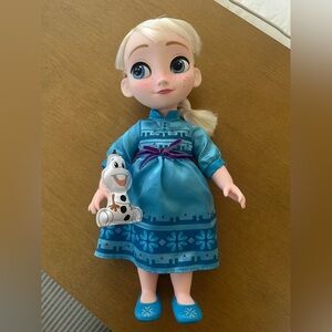 Disney Store Frozen Elsa Doll with Olaf
